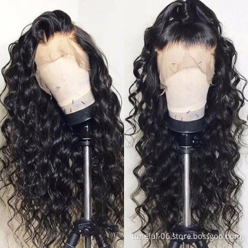 Wholesale Hd Transparent Lace Raw Mink Indian Virgin Hair Wigs Human Hair Lace Front Cuticle Aligned Human Hair Lace Front Wig